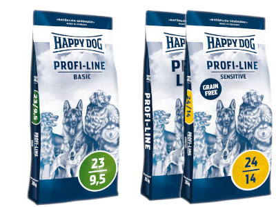 produktová řada Happy Dog Profi-line
